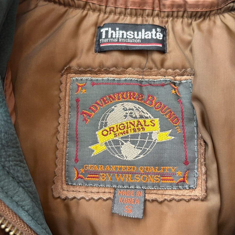 Vintage Adventure Bound by Wilson leather jacket - Picture 3 of 16